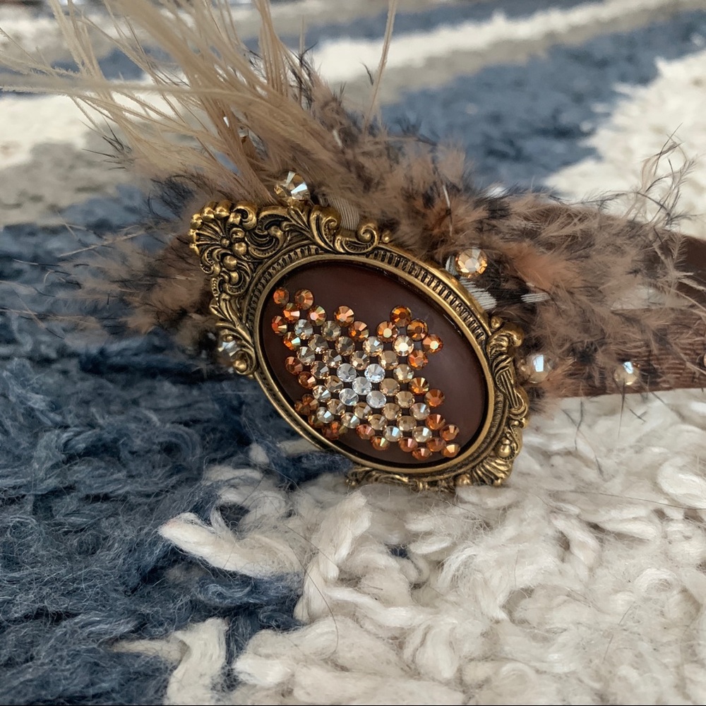 Tarina Tarantino Brown Victorian Navajo Headband
